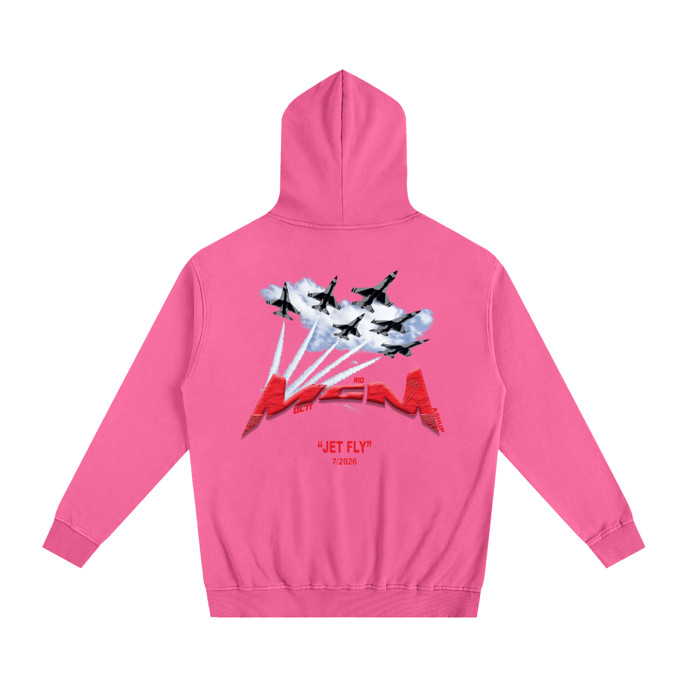Oversized Essential Hoodie "Jet Fly" July drop