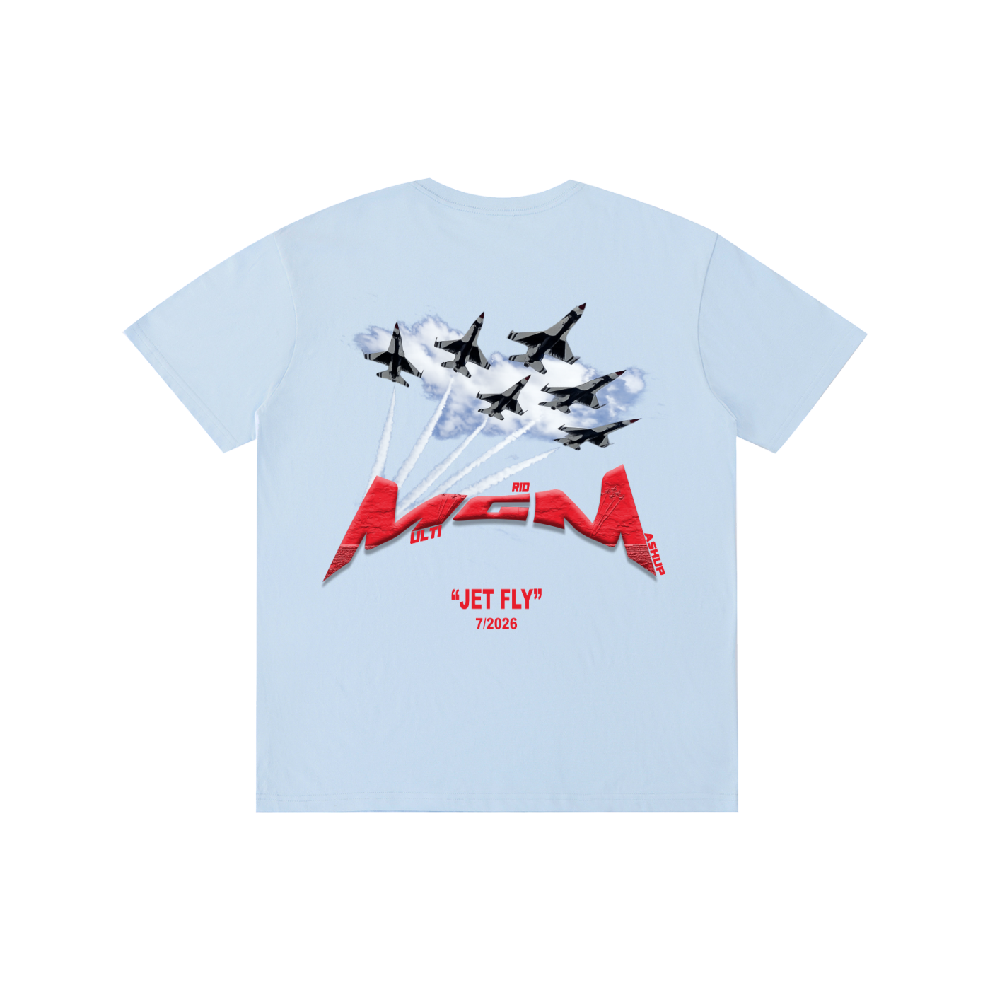 Pure Cotton Unisex T-Shirt "Jet Fly" July Drop