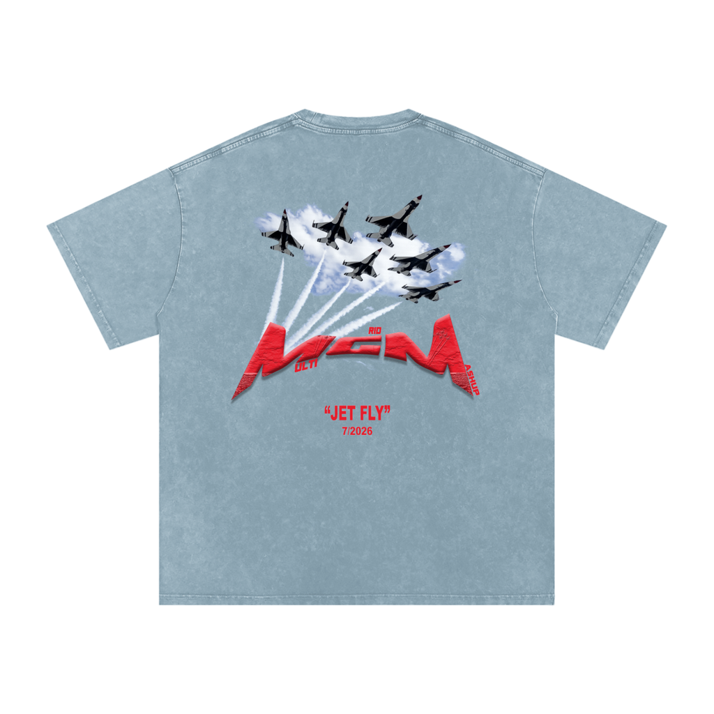Heavy Tee "jet fly" July