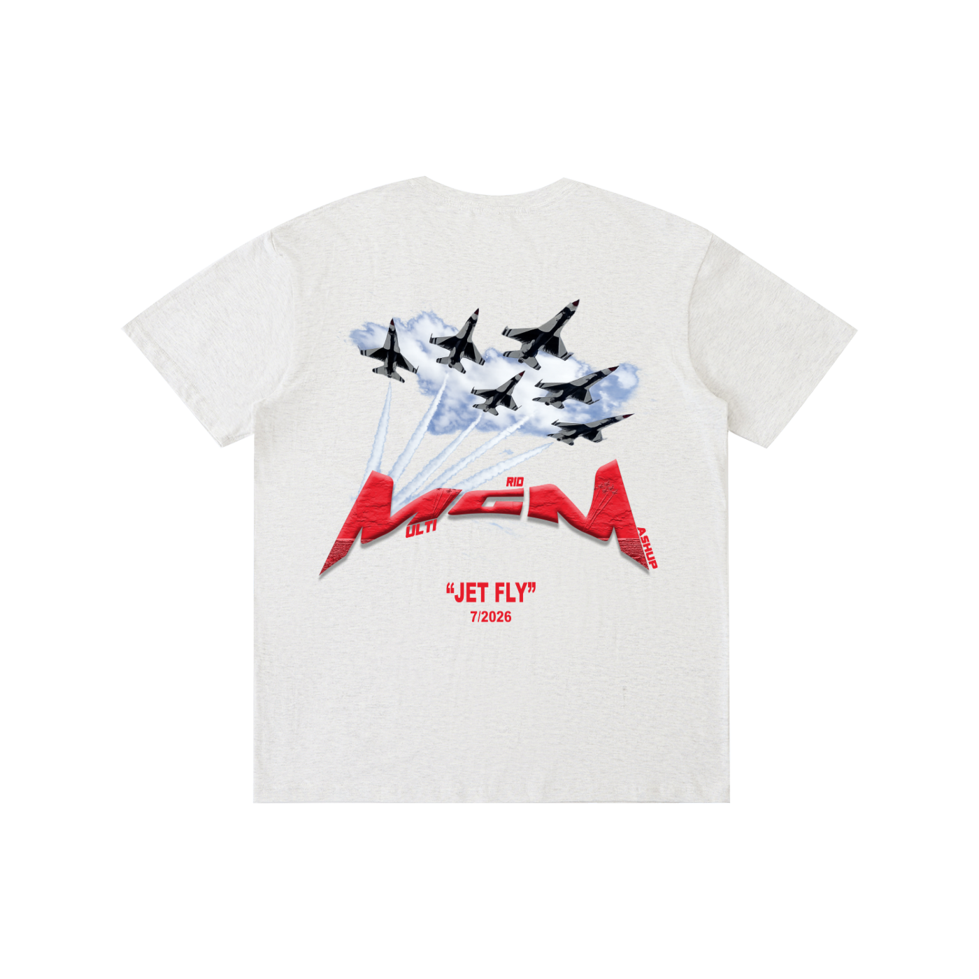 Pure Cotton Unisex T-Shirt "Jet Fly" July Drop