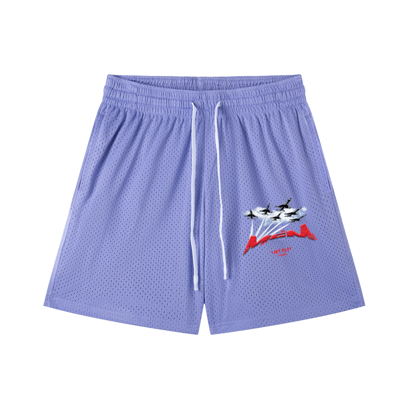 Mesh Drawstring Shorts "Jet Fly" July drop