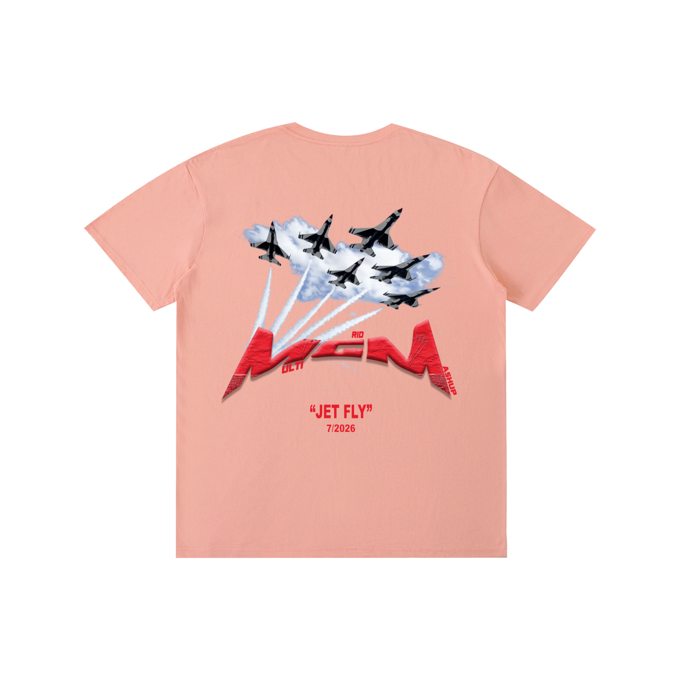 Pure Cotton Unisex T-Shirt "Jet Fly" July Drop