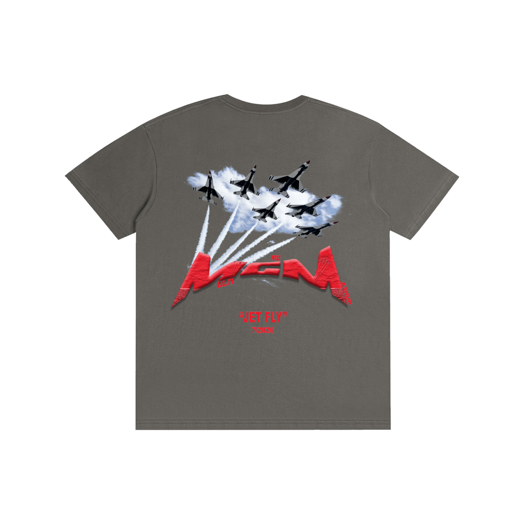 Pure Cotton Unisex T-Shirt "Jet Fly" July Drop