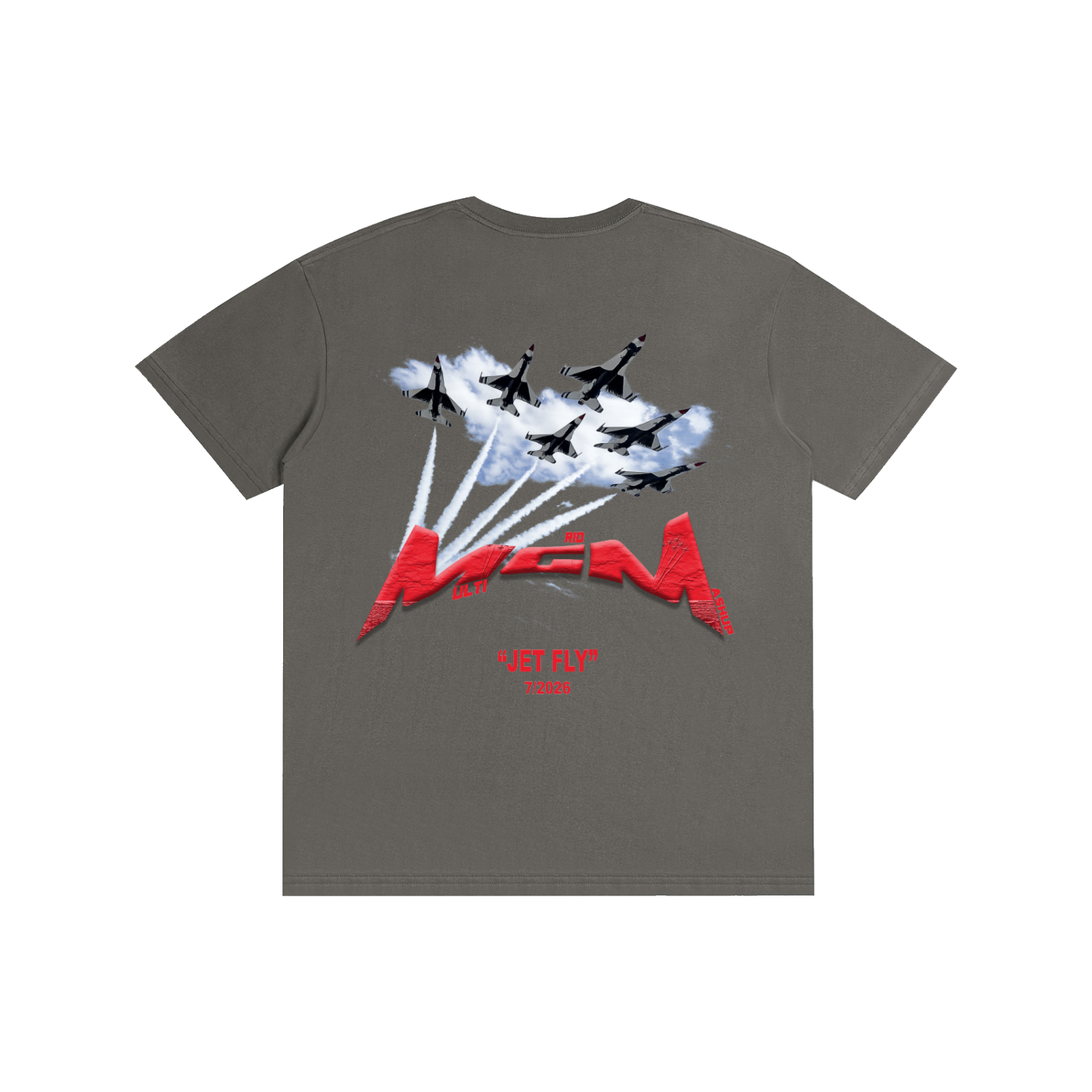 Pure Cotton Unisex T-Shirt "Jet Fly" July Drop