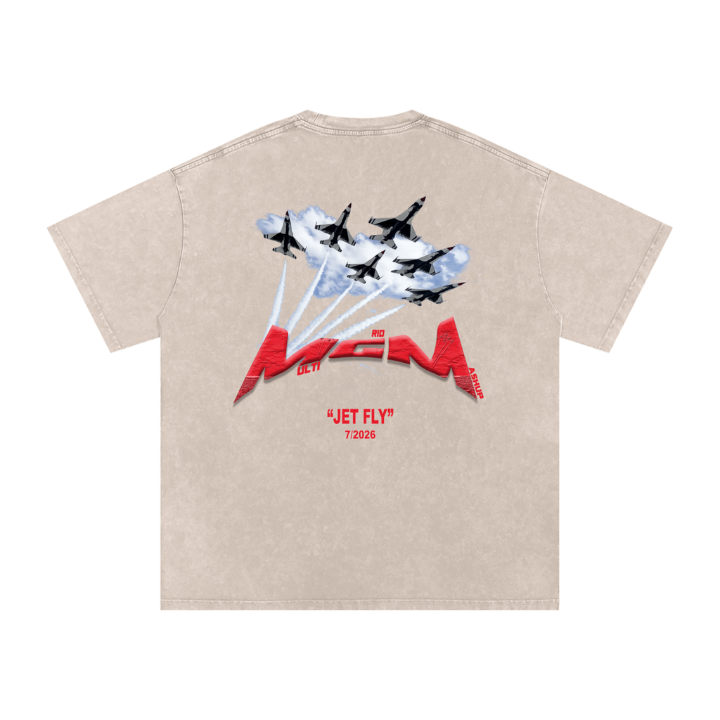 Heavy Tee "jet fly" July