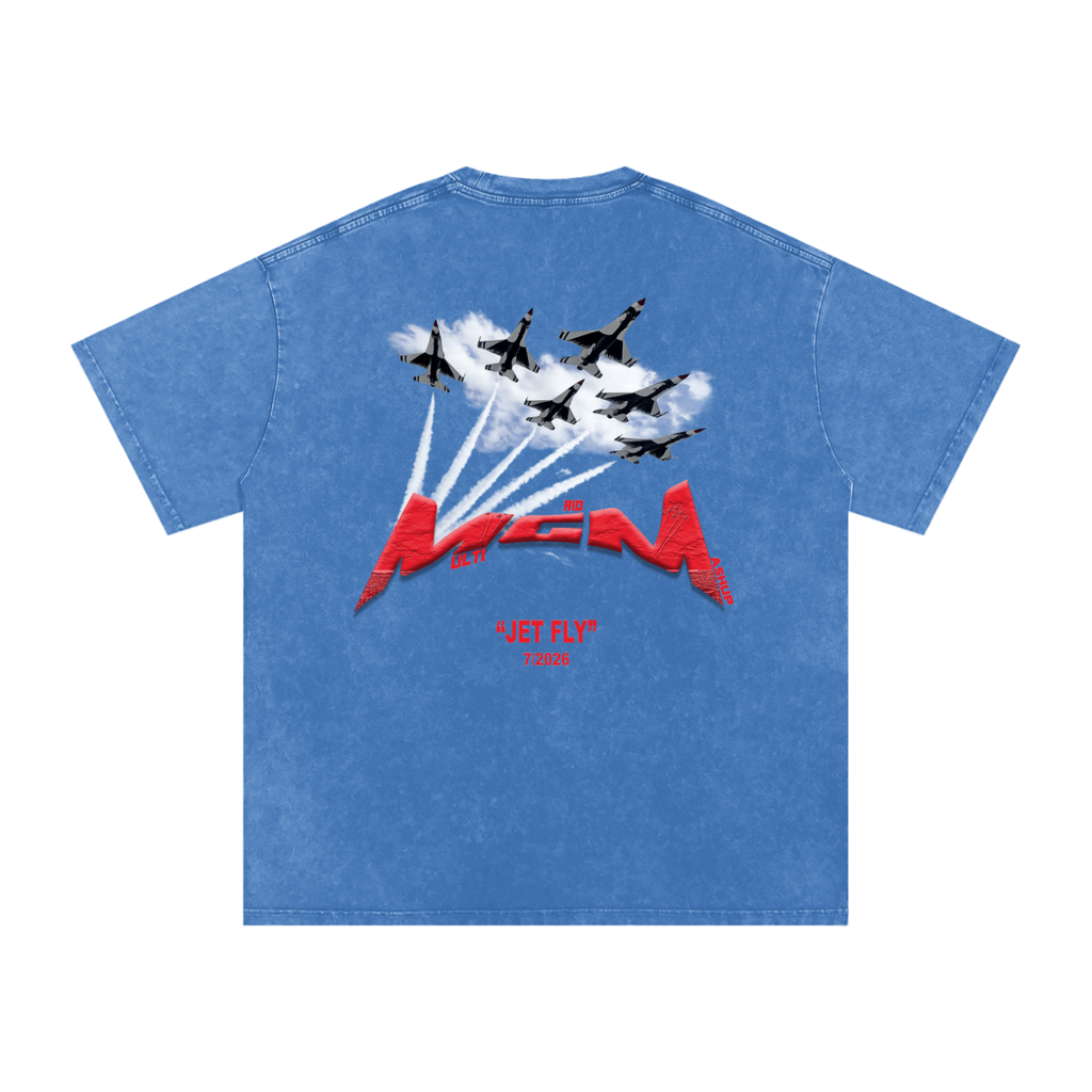 Heavy Tee "jet fly" July