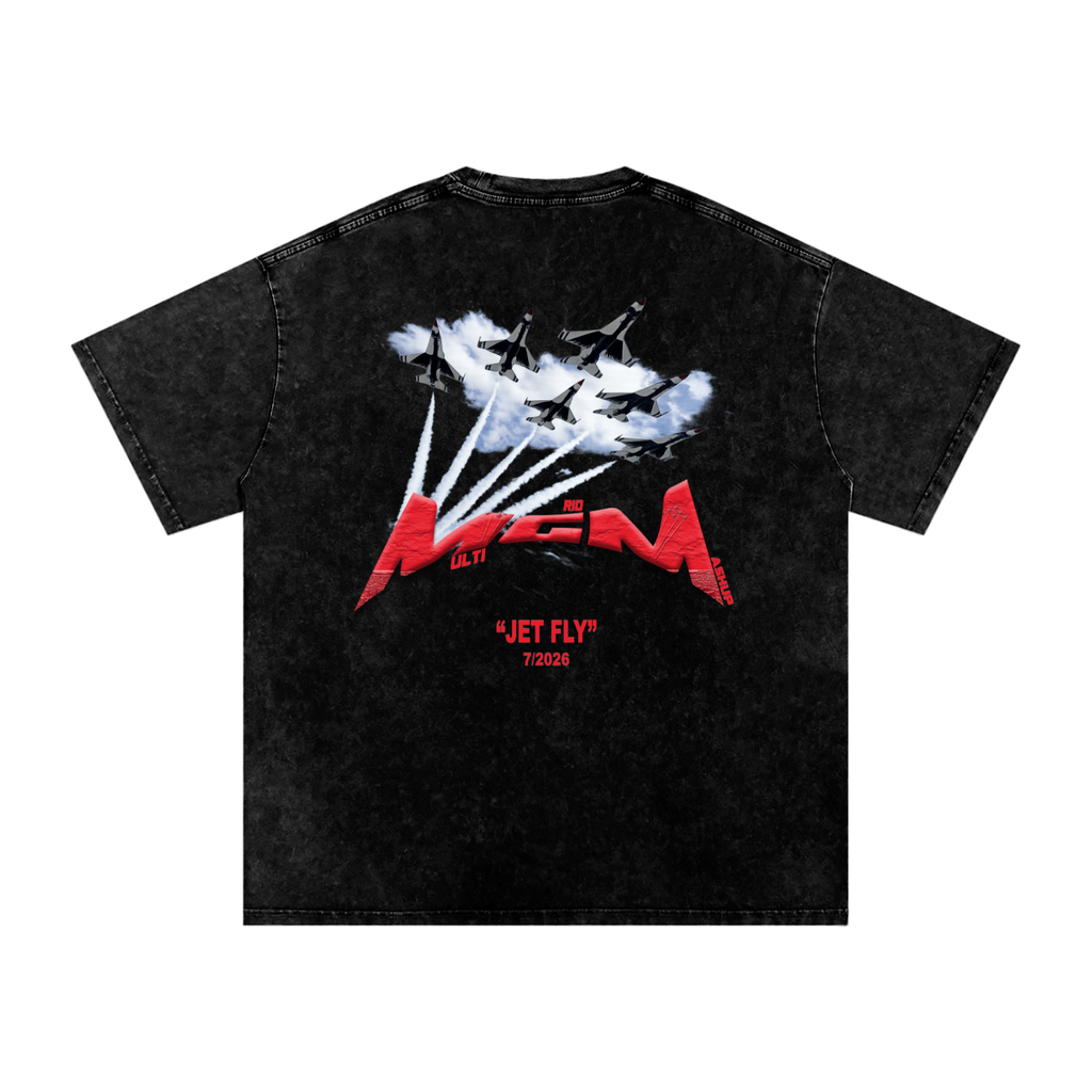 Heavy Tee "jet fly" July