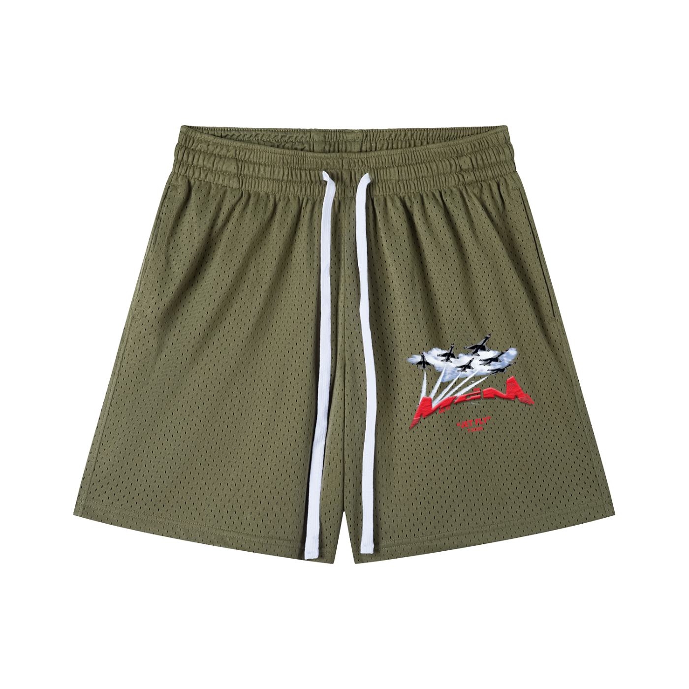 Mesh Drawstring Shorts "Jet Fly" July drop