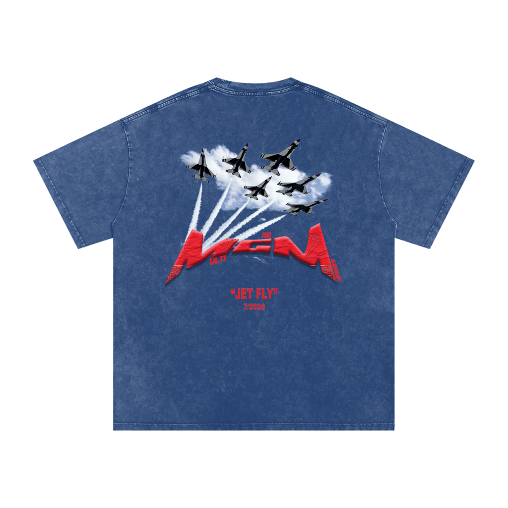 Heavy Tee "jet fly" July