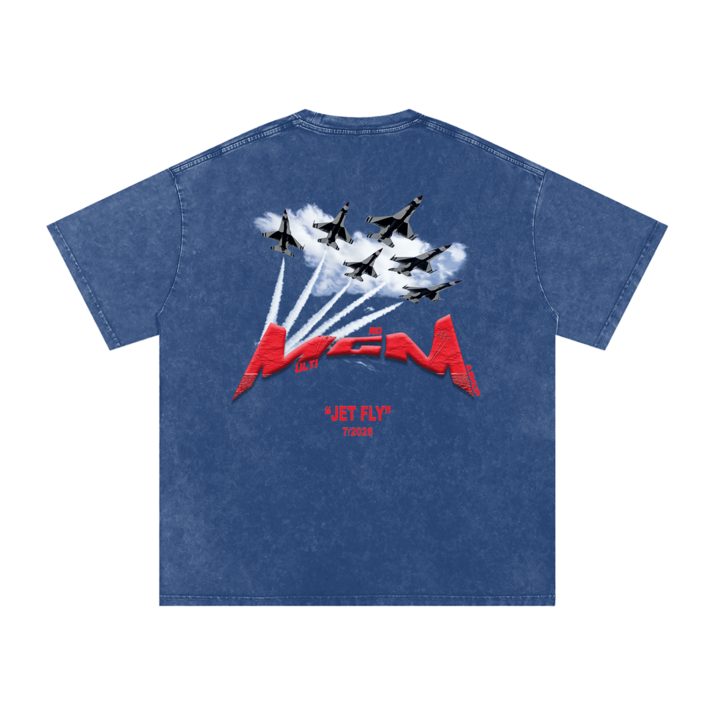Heavy Tee "jet fly" July