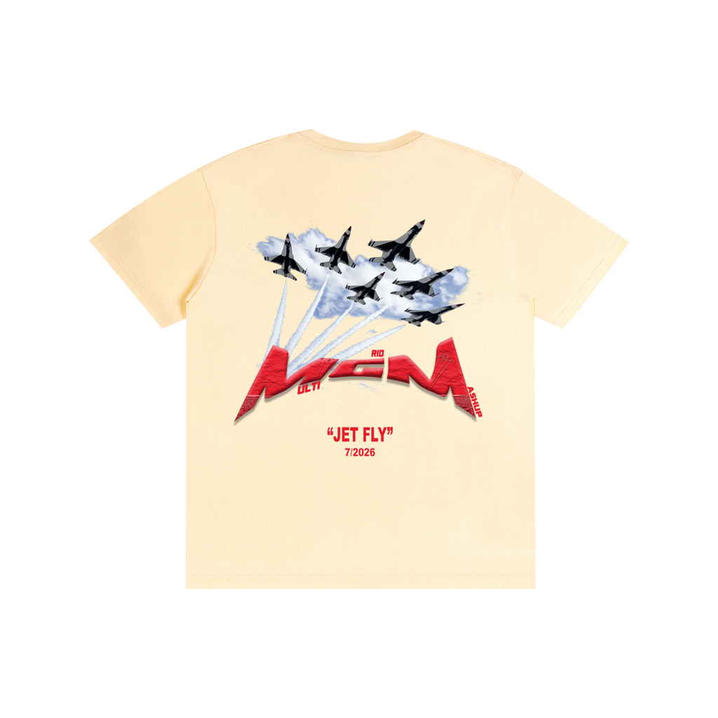 Pure Cotton Unisex T-Shirt "Jet Fly" July Drop
