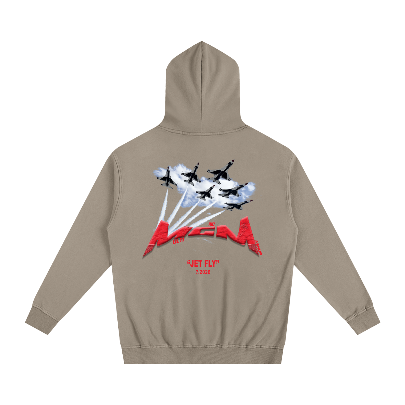 Oversized Essential Hoodie "Jet Fly" July drop