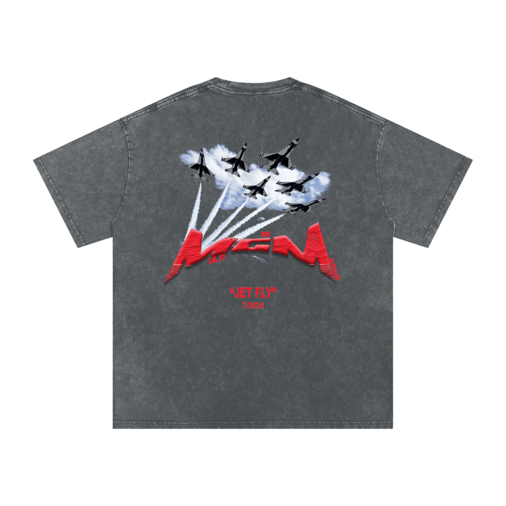 Heavy Tee "jet fly" July