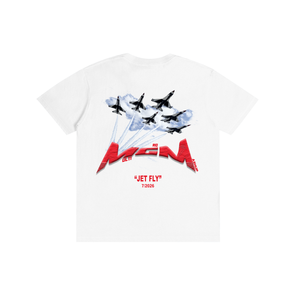 Pure Cotton Unisex T-Shirt "Jet Fly" July Drop