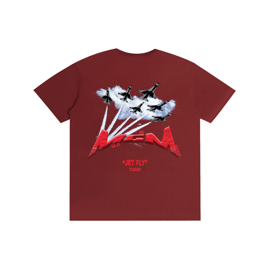 Pure Cotton Unisex T-Shirt "Jet Fly" July Drop