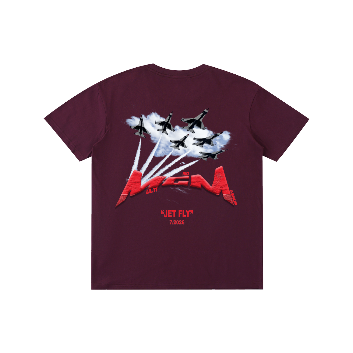 Pure Cotton Unisex T-Shirt "Jet Fly" July Drop