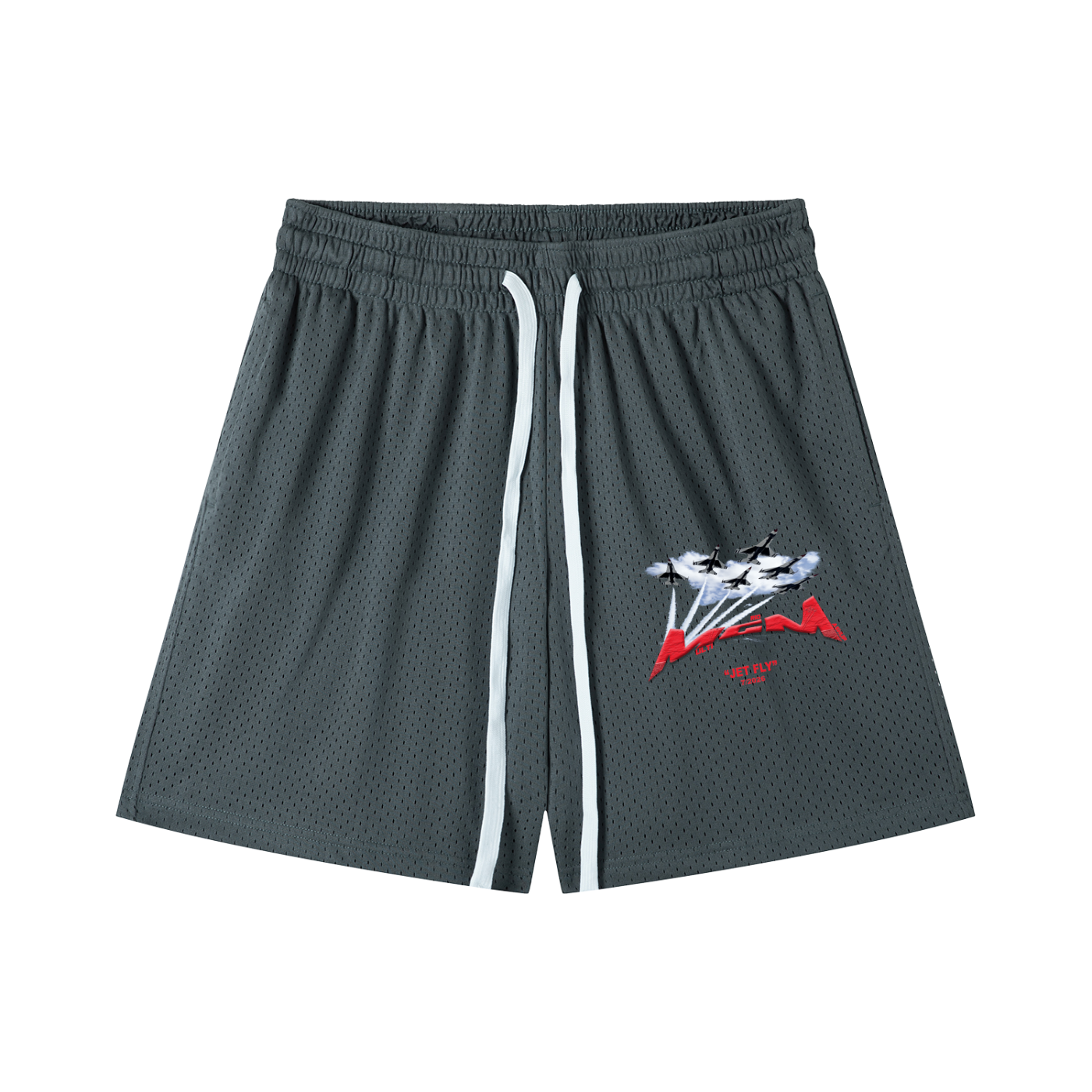 Mesh Drawstring Shorts "Jet Fly" July drop